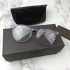 Newarrival designed 5576F Unisex round Glasses Frame 51-18-145 purple plank plain for prescription fullset designed case