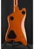 6199TW Billy Bo Jupiter Fire Thunderbird Western Orange Tête de direction pour guitare électrique Incrustations Pearloid, Bigs Tremolo Bridge, Gold Sparkle Pickguard