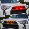 1 conjunto de luz de grade de carro pequena grade de luz amarela média luz de malha adequada para Toyota 4RUNNER TRD PRO Off-road 2014-2019