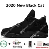 Sail Oreo Black Cat 4 4s Chaussures de basket-ball pour hommes Bred University Blue Fire Red Thunder White Cement Noir Lighthnting Military Grey Men Sports Women Sneakers Trainers