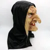 Gratis maat speelgoed Halloween Mask Long Nose Horror Latex Witch Mask Festival Party Party Tricky Cosplay Prop Gratis Shippin T200622