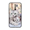 Cobertura para Xiaomi Redmi 9 Capa Cat Flower Animal Silicone 9 Redmi9 Bumper Telefone Coque