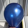 10/12 / 18inch navy blå ballonger kvalitet premium latex helium party dekoration y0622