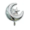 18 inch Round Eid Mubarak Foil Balloons Hajj Mubarak Decorations Star Moon Helium Balloon Ramadan Kareem Eids Al-Fitr Supplies