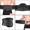 Safety Athletic Outdoor As & Outdoors Waist Support Belt Strong Lower Back Brace Corset Training Sliming For Sports Pain Relief Drop Deliver