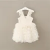 1pcToddler filles dentelle bretelles manches bouffantes patchwork tutu robe enfants sans manches robe de soirée princesse costume pour enfants 1-6Y 210529