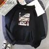 Herrtröjor tröjor nya japanska anime jujutsu kaisen hoodies män kawaii tecknad gojo satoru grafisk streetwear unisex toppar roliga tröjor man 020723h