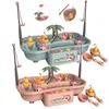 Juego de pesca Juguetes de baño para niños de 2 a 4 años Montessori Tablero magnético Niños Mesa de agua Bañarse 210712