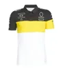 2021 زي فريق New Team F1 Racing Thorms T-Shirt Men Shirt Sleeved Sleeved Polo Sirts مخصصة مع نفس الفقرة