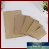 20 * 30 30 pcs Brown Self Kraft Sacos Versão Plana para Presentes Doces e Doces Comida Tea Jóias Retail Package Papel