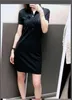 Womens Casual Dresses Sommar Krokodil Klänning Mode 100% Bomullskjorta Polo Kläder A-Line Kjol Färsk Söt Flera Färg Asiatisk Storlek