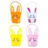 Easter Basket Bunny Bucket Rabbit And Chicken Shape Egg Barrel Bags Kids Candy Eggs Storage Tote Handbag Party Gift Bag paques BDC13