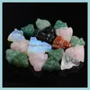 Loose Gemstones Biżuteria Kamień Naturalny Rzeźbione Budd Kryształ Agat Gemstone Opal Quartz Jade Crafts Maitreya Buddha Home Decoration Hurtownie