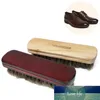 Bristle Horse Hair Brosse en bois Poignée en bois Huile Pusine de poussière Tool maison Chaussures en cuir Buffing Puffing Nettoyage Gadget 17 * 5 * 4cm Prix d'usine