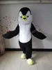 Costume da mascotte pinguino di Halloween Personaggio a tema anime dei cartoni animati di alta qualità Taglia per adulti Vestito da esterno per festa di compleanno di carnevale di Natale
