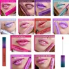 DNM Metal Lip Gloss Fluorescerande Diamant Flytande läppstift Långvarig Glitter LipGloss Sexy Lip Makeup Tools