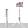 Monopoder Selfie Sticks Integrated Bluetooth-kompatibel mobiltelefon Selfie Stick med stativ fjärrkontroll Mini Multi-funktion