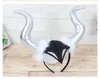 50%off Halloween Devil OX Horn Hats Hair Band Ghost Festival Decoration Headdress Ball Party Props C70816B