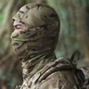 Tactique Camouflage Balaclava Masque Complet CS Wargame Armée Chasse Cyclisme Sport Casque Liner Cap Militaire Multicam CP Écharpe Y21111