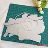 Vassoio portaoggetti con paillettes Taglio in metallo Muore Stencil per fai da te Scrapbooking Timbro / po album Goffratura decorativa Carte di carta fai da te 210702