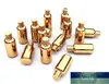 Free 30ml 30cc 1OZ High Grade gold plated Capsule glass bottle empty diy pill vials screw lid essentical oil