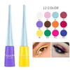 CmaaDu Color Eyeliner Liquide 17 Couleurs Mat Séchage Rapide Longue Durée Cosmétiques Naturels Maquillage Eye Liner