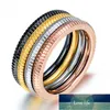 Wedding Band Ringen Set Voor Mannen / Vrouwen Klassieke Sieraden Vier Kleuren Rvs 4 Stks Ring Set Party Accessoires Anillos Mujer Factory Prijs Expert Design Quality