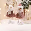 Newchristmas Süslemeleri Noel Baba Kar Melek Bebek Noel Ağacı Kolye Ev Dekor Hediye LLF11324