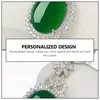 Pendant Necklaces 1Pc Delicate Chrysoprase Necklace Temperament Neck Decor For Green