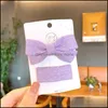 Hair Aessories Baby, Kids & Maternity 2Pcs/Set 2021 Korean Candy Color Weave Clips For Girls Hairpins Bow-Knot Acessories Sweet Headwear Bar