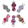 72 estilos Neoprene Hand Sanitizer Garrafa Suportes Chaveiros 30ml Hand Sanitizer Garrafa de Garrafa Keychain Chapstick Holder