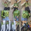 CNYISHE Donna Manica lunga Pelle di leopardo Prinetd Tuta Sexy Neon Green Streetwear Tuta Skinny Leopard Top Pagliaccetti moda 211119