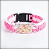 Charme Bracelets Bijoux Indien Mandala Fleur De Vie Pour Femmes Filles Verre Cordon Wrap Bracelet Petite Amie En Bk Drop Delivery 2021 B12Dc