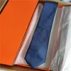 marchi cravatta da uomo affari abiti formali 100% seta ties wedding stamping tie box box300y