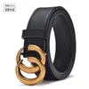 Cinturones, Diseñadores Cinturones versátiles para hombres y mujeres, Cuerpo de correa negra de calidad, cinturón con hebilla lisa con letras