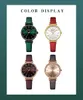 カレンスポーツウォッチシンプルな女性の腕時計女性の時計トップブランド高級女性防水時計本革ブレスレット9081