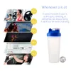 Portable Sport Shaker Shaker Bottle Milkshake Protein Powder Powder Mixing Mixing Cup مع كرات Shak BPA Free Fitness Drinkware YL0283