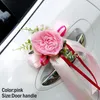 装飾的な花の花輪の結婚式の車の装飾花のドアのハンドルの逆らなミラーを飾る人工的なPlyed889