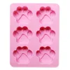 Silicone Chocolate Mold Cat Dog Paw Bone Soap Ice Mold Animal Footprint Cookie Baking Tool