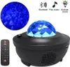 Colorful Starry Sky Projector Light Bluetooth USB Voice Control Music Player Speaker LED Night Light Galaxy Star Projection Lamp