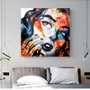 Graffiti Woman Portrait Pictures Canvas Paintings Wall Art Posters And Prints For Living Room Decoration No Frame