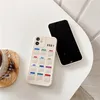 2021 Calendário de moda Capa de telefone brilhante para iphone x xs max 11 12 pro max mini 6s 7 8 mais tampa à prova de choque tpu macio
