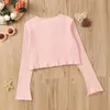 Arrival Spring Kid Girl Sweet Knitted Top 210528