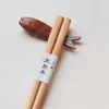 Bacchette fatte a mano riutilizzabili Bacchette di faggio in legno naturale giapponese Strumenti alimentari per sushi Bambino impara usando le bacchette 18 cm DAJ155