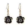 Antique Silver Rose Flower Earring Dangle Women Jewelry Valentine