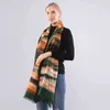 2021 new Custom dign Women polyter decorative colorful Scarf Various Good Quality long shawl Screen Printing Neck Scarv