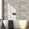 Adesivi murali modello retrò carta da parati per bagno autoadesiva impermeabile per casa in affitto vecchia ristrutturazione