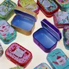 32Pieces/lot Vintage Flower Printing Mini Tin Box For Jewelry Wedding Favor Metal Candy Box Decorative Storage Boxes Gift Home X0703