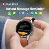 2021 Utwórz połączenia Inteligentne zegarek dla mężczyzn IP68 Wodoodporna SmartWatch Health Monitor dla Android Apple Xiaomi Oppo