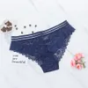 Culotte en dentelle florale transparente femmes sans couture taille basse bikini culotte slips sous-vêtements Sexy culotte femmes vêtements volonté et cadeau de sable